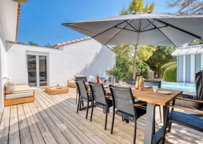 Villa Inde 1 Terrasse ensoleillée pour repas en plein air