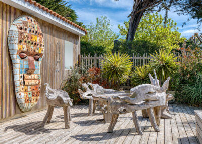 Jardin de la Villa Santa Maria à Notre-Dame-de-Monts