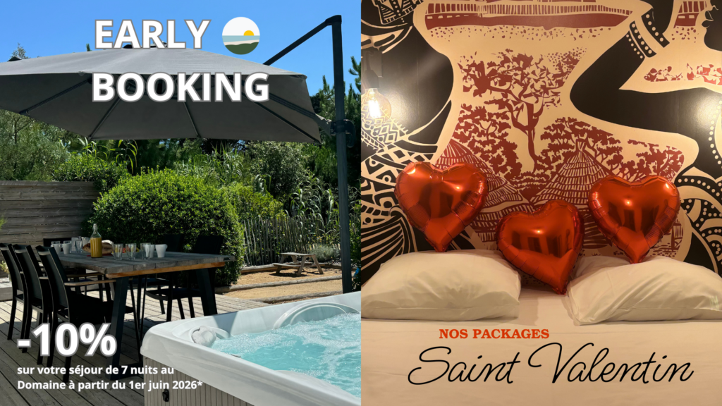 EARLY BOOKING ET SAINT VALENTIN