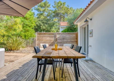 table extérieur villa brésil à notre dame de monts