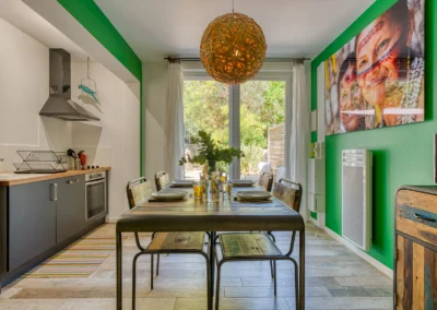 salle à manger domaine le sherwood villa brésil
